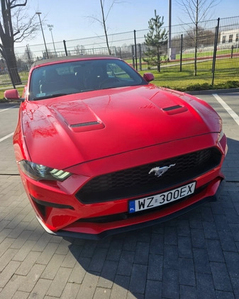 Ford Mustang cena 155545 przebieg: 37300, rok produkcji 2019 z Warszawa małe 667